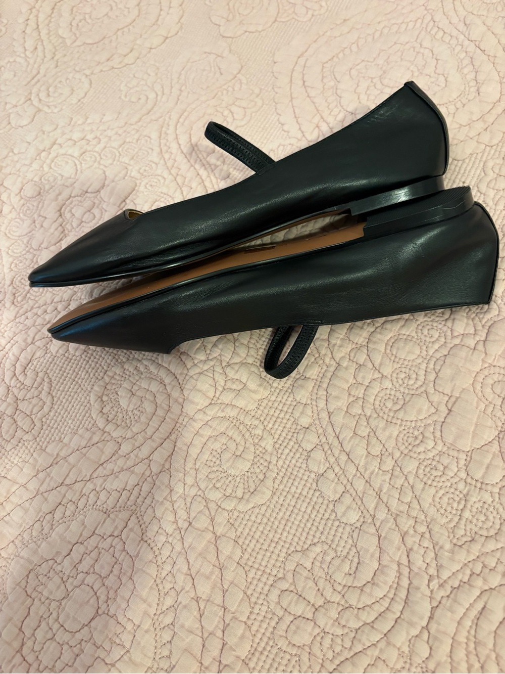 Madewell Greta Black Mary Jane Ballet Flats Leather - Picture 4 of 6